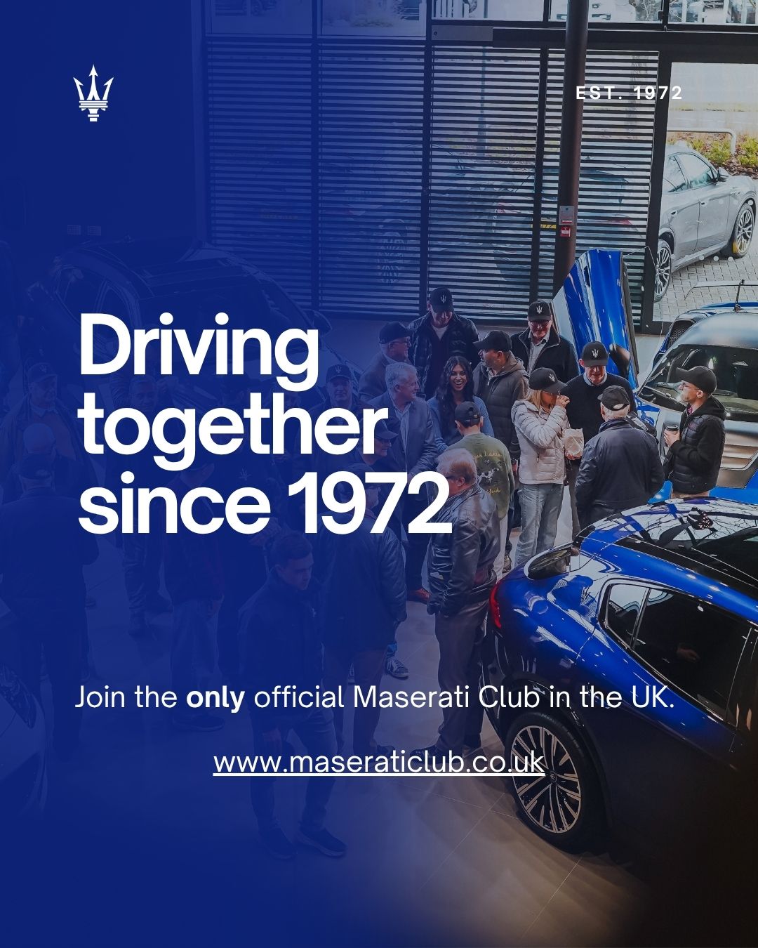Campaign graphic — Maserati Club UK
